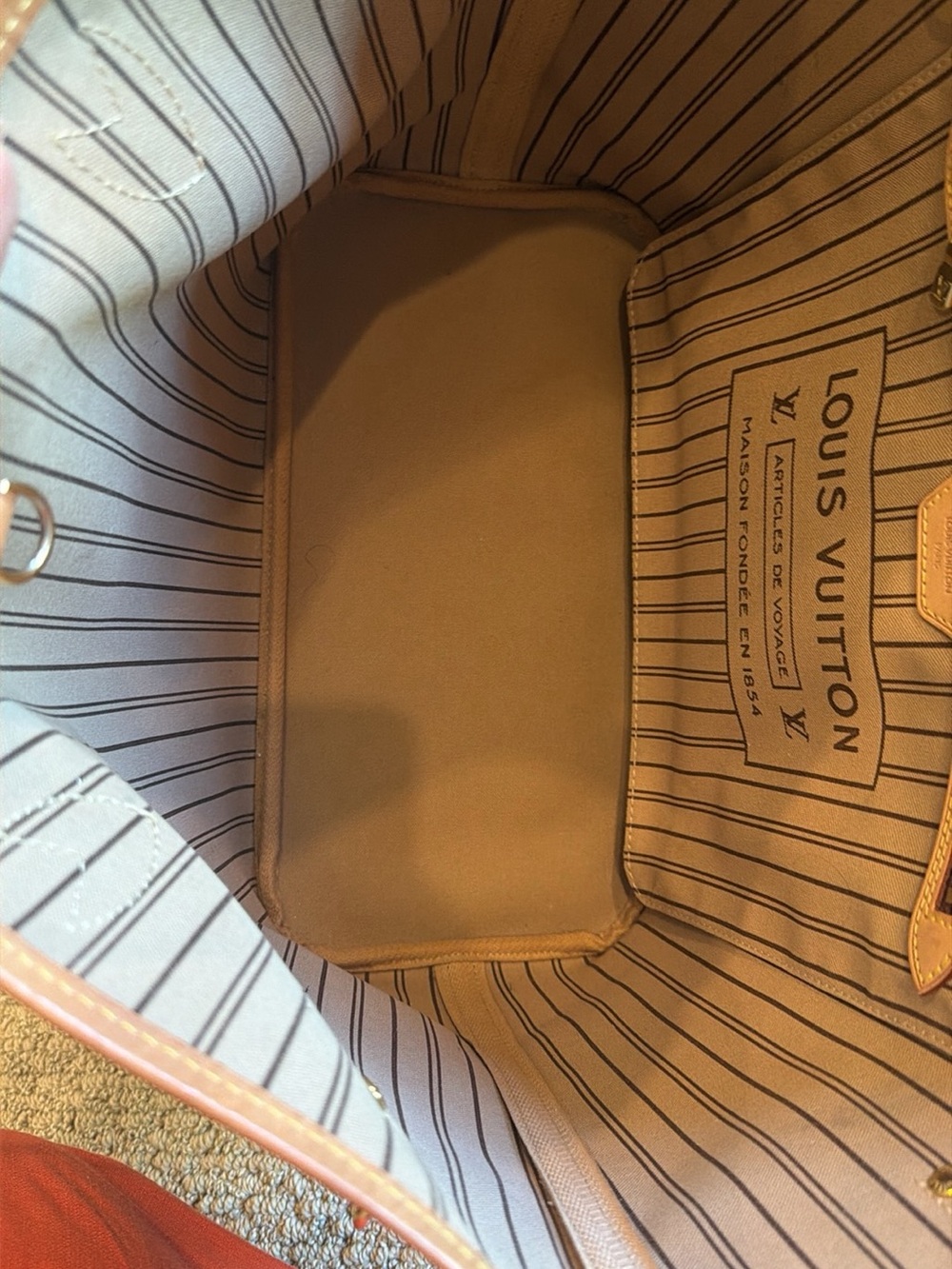 Louis Vuitton Monogram Canvas Tote in Brown and Tan - Picture 7 of 8